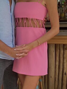 Alexis Pink Mini Dress
